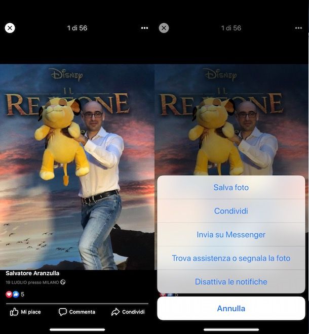 Come salvare le foto da Facebook Salvatore Aranzulla