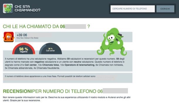 Cercare numeri di cellulare con Facebook Hello