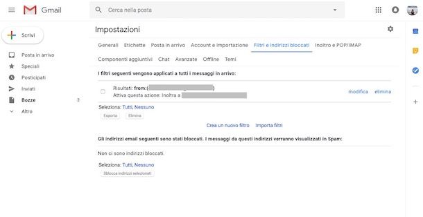 Come inoltrare la posta con Gmail