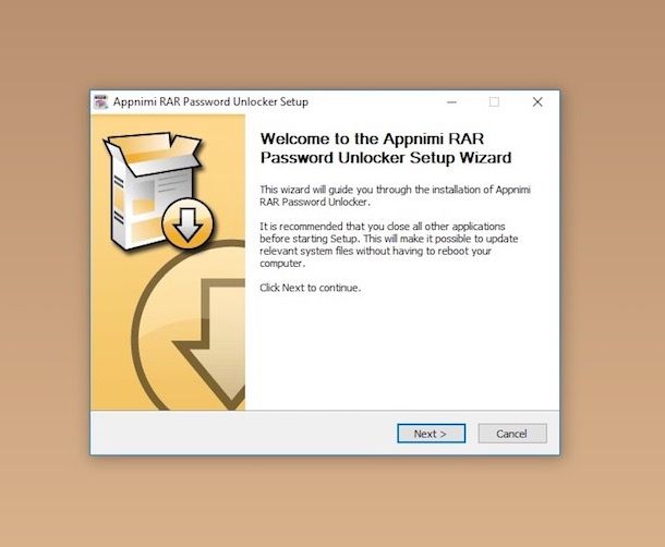 Come oltrepassare password WinRAR
