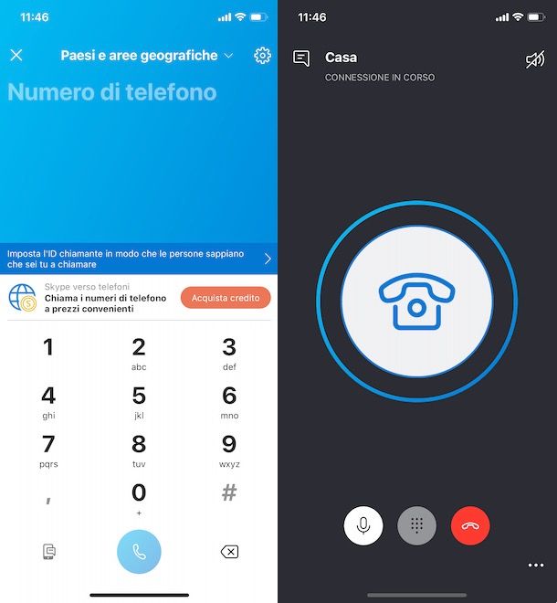 Come telefonare con Skype