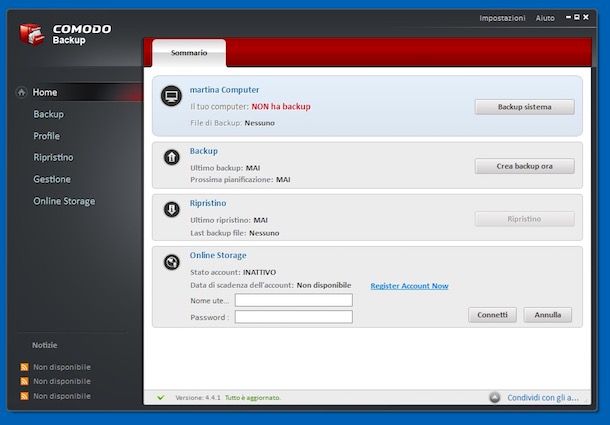 Programmi per backup