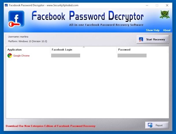 Programmi per rubare password Facebook