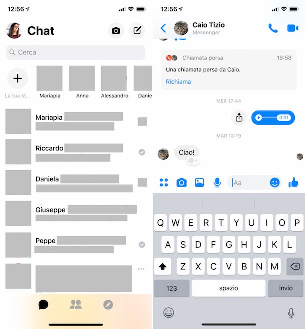 Messenger (Android/iOS/iPadOS)