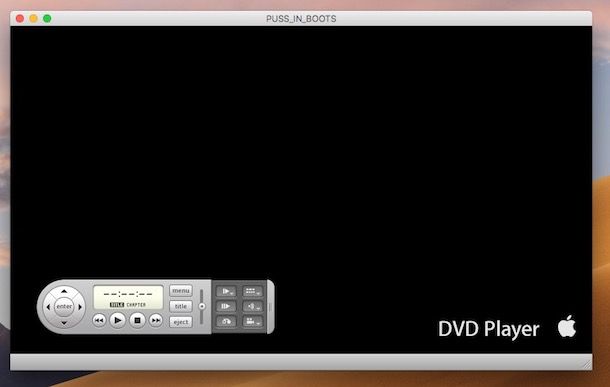 DVD Player di macOS