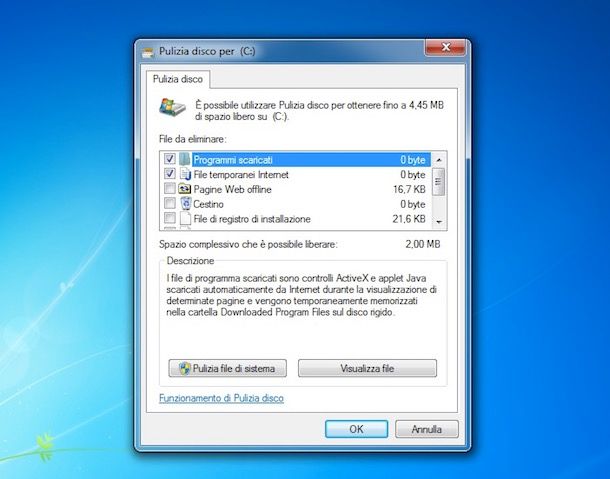 Programmi per ottimizzare Windows 7