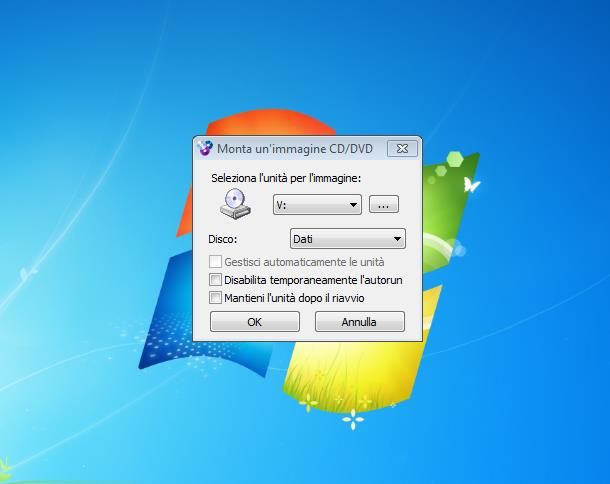 Programmi per montare file ISO: Windows 7