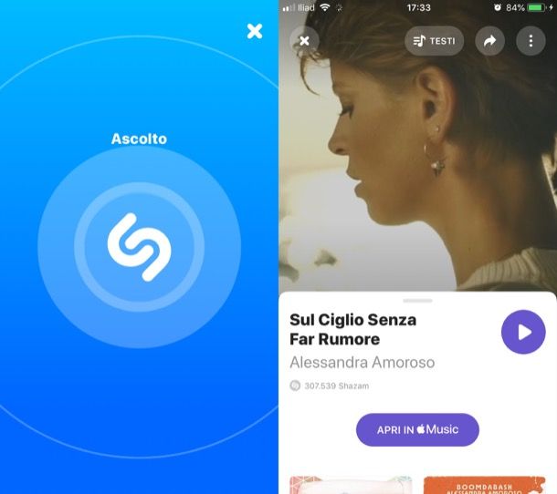 Shazam per smartphone e tablet