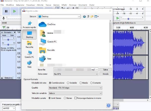 Come convertire file audio in MP3