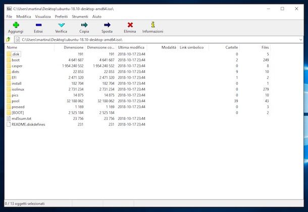 Programmi per estrarre file ISO