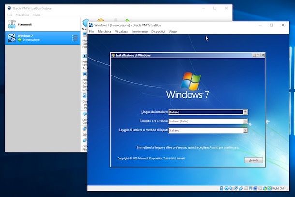 Come virtualizzare Windows 7