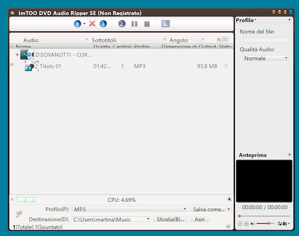 ImTOO DVD Audio Ripper