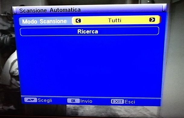 Come risintonizzare il decoder digitale terrestre