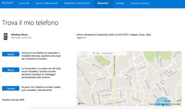 Codice IMEI: dove si trova