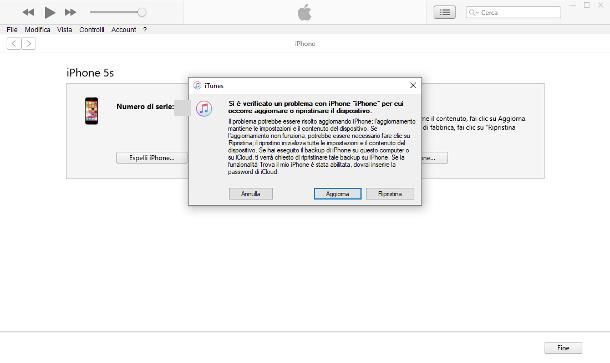 Come sbloccare iPhone con iTunes