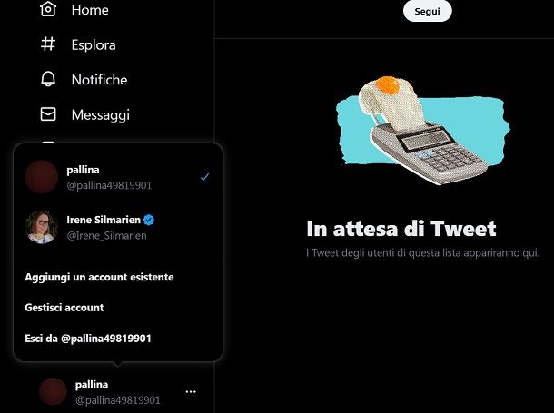 Come uscire da Twitter su PC