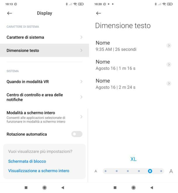 Ingrandire caratteri Facebook su Android