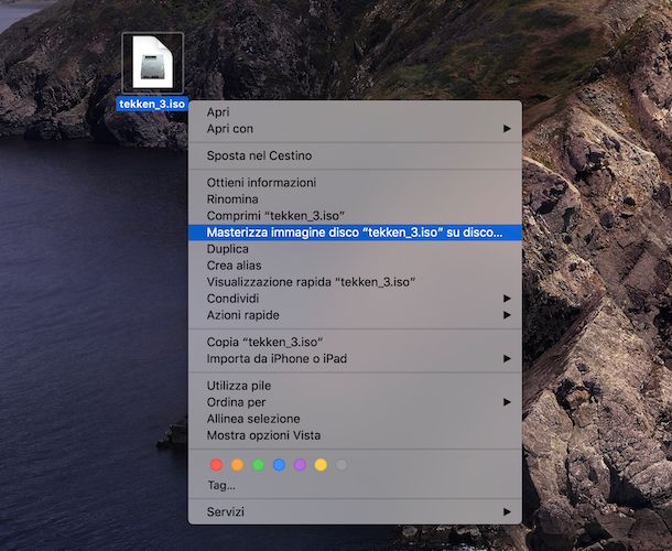 Masterizzare ISO con il Finder su Mac