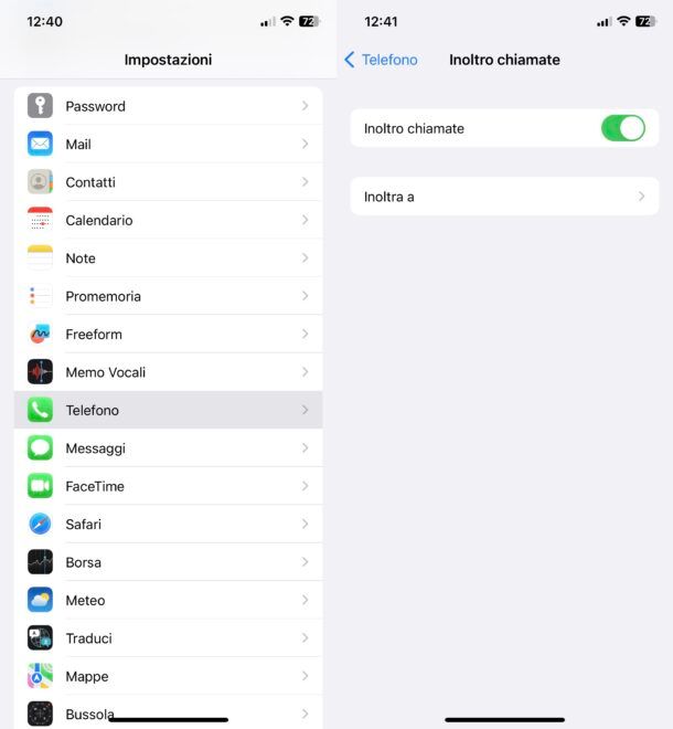 Come deviare chiamate su iPhone