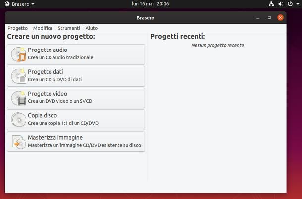 Programmi per Ubuntu per masterizzare