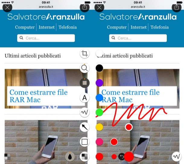 Come fotografare lo schermo iPhone