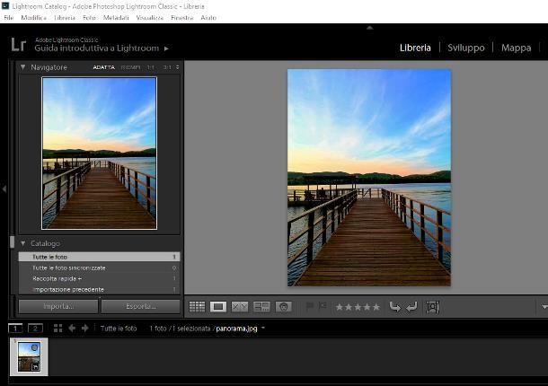 Come ruotare una foto in Lightroom