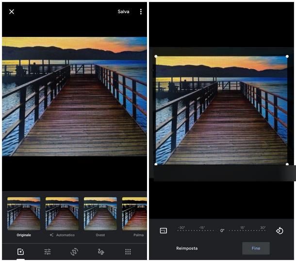 Come ruotare una foto su Android