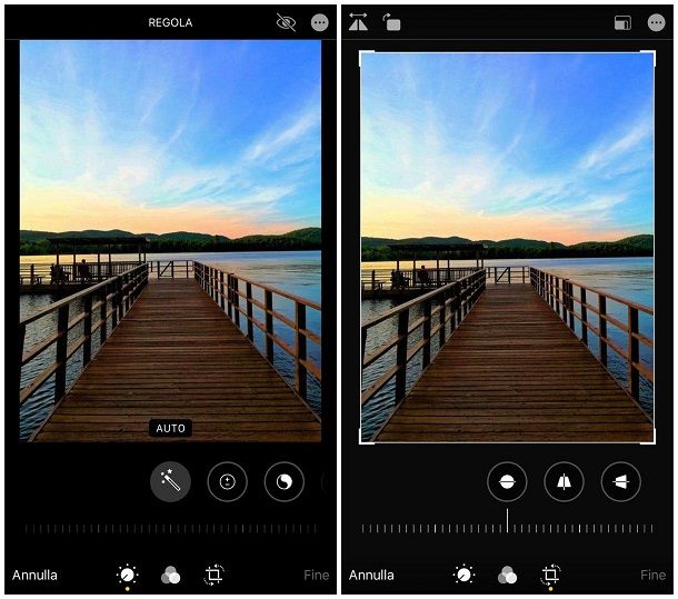 Come ruotare una foto su iPhone