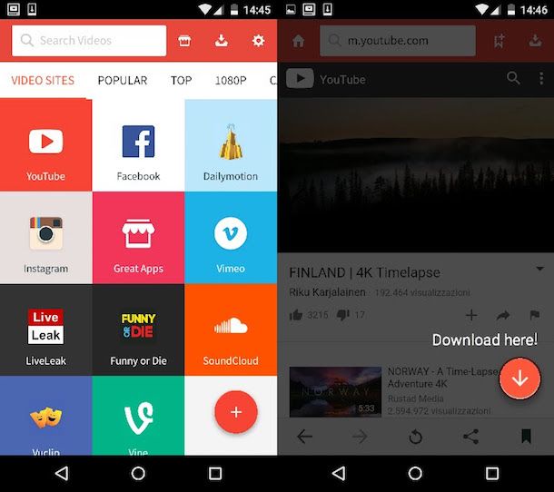 Come scaricare video da YouTube con Android Salvatore Aranzulla