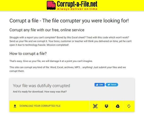 Corrupt-a-file