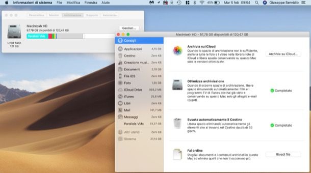 Come liberare spazio su Mac