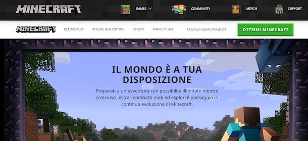 Come installare Minecraft Java Edition