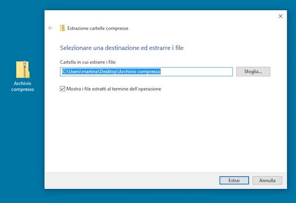 Come decomprimere un file ZIP