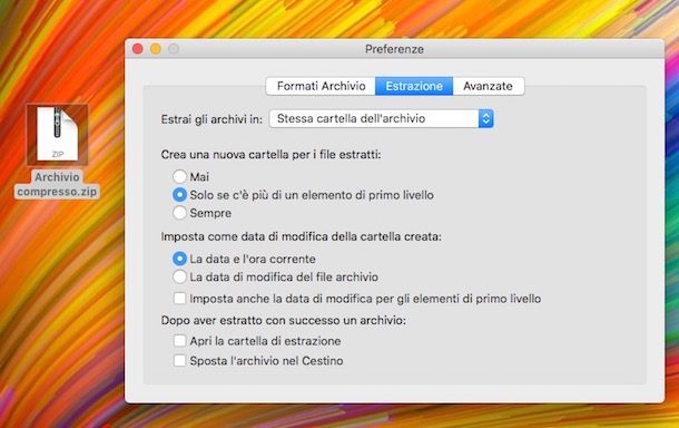 Come decomprimere un file ZIP