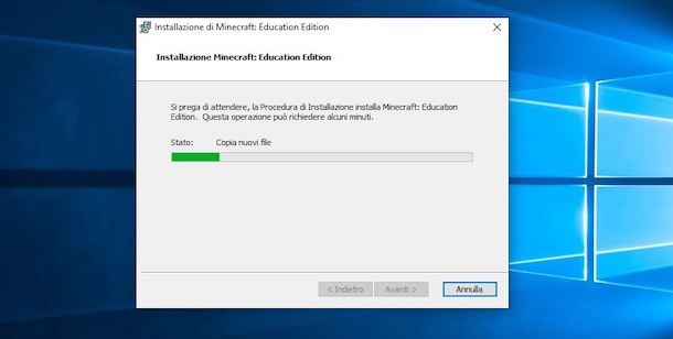 Installare Minecraft Education su PC Windows