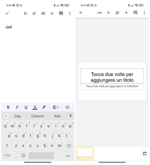 Programmi Office per Android