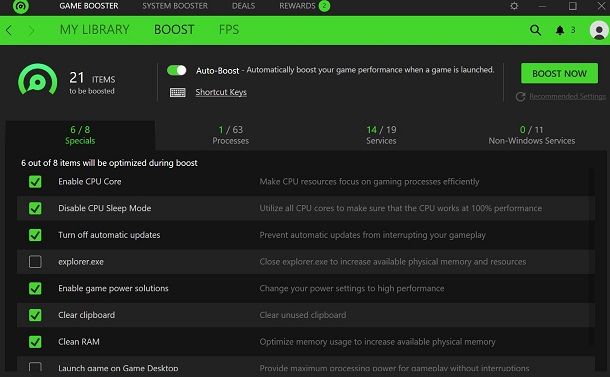 razer ram booster razer ram booster