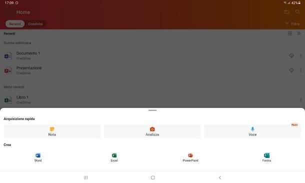 Programmi Office per Android