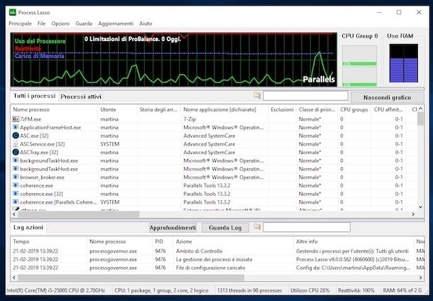 Programmi per CPU