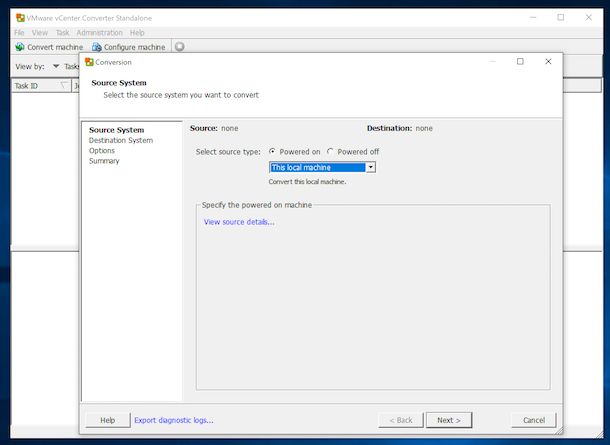 vCenter Converter Standalone VMware