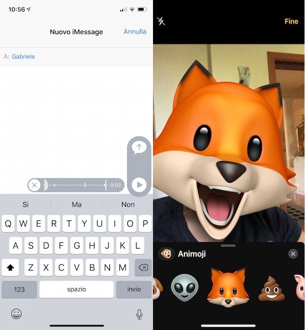 Inviare messaggi con iMessage