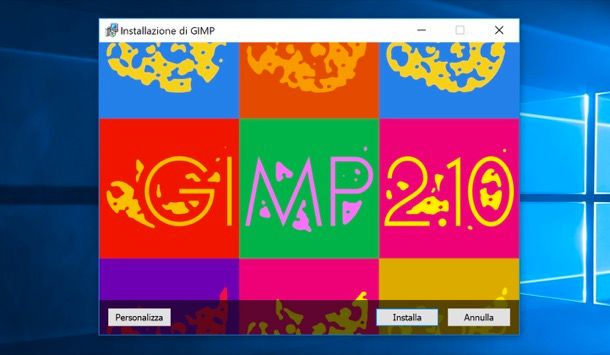 Download GIMP su Windows