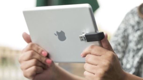 Chiavetta collegata a iPad