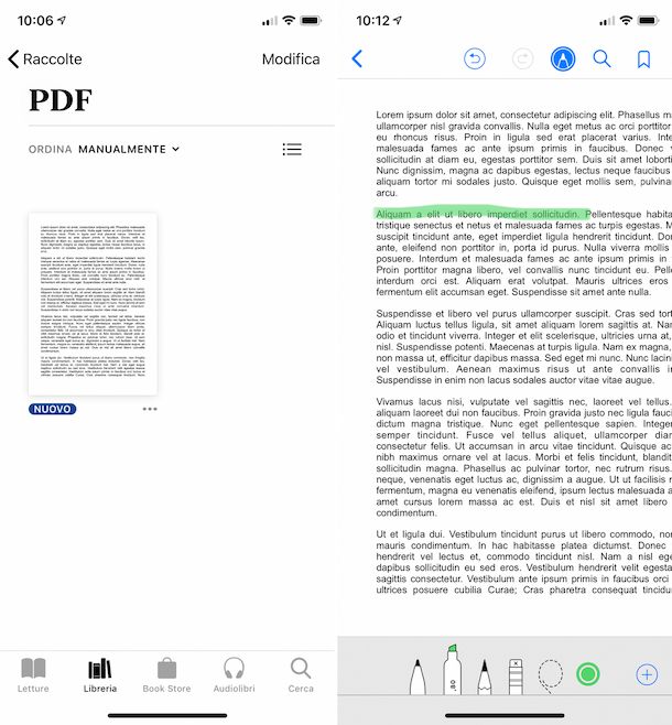 App Libri iPhone