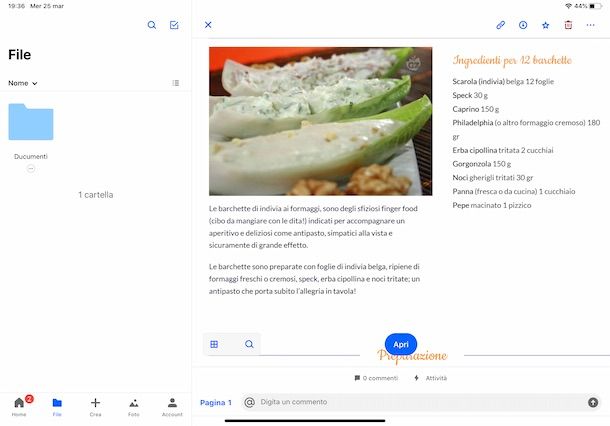 Dropbox su iPad