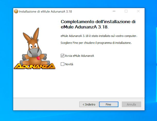 eMule AdunanzA su Windows