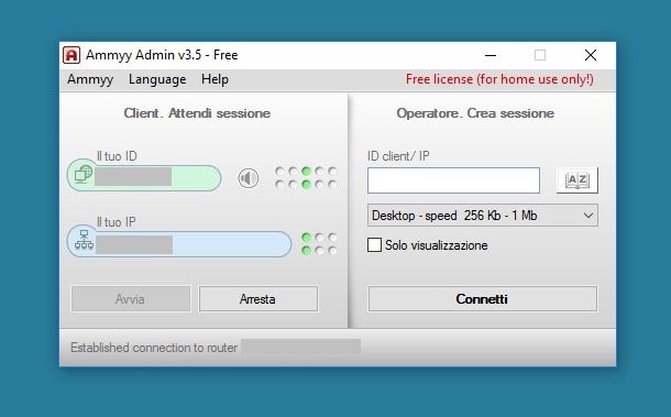 Programmi per accesso remoto