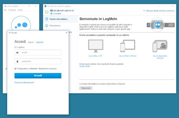 Programmi per accesso remoto