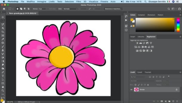 Colorare un disegno con Photoshop