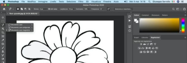 Colorare un disegno con Photoshop